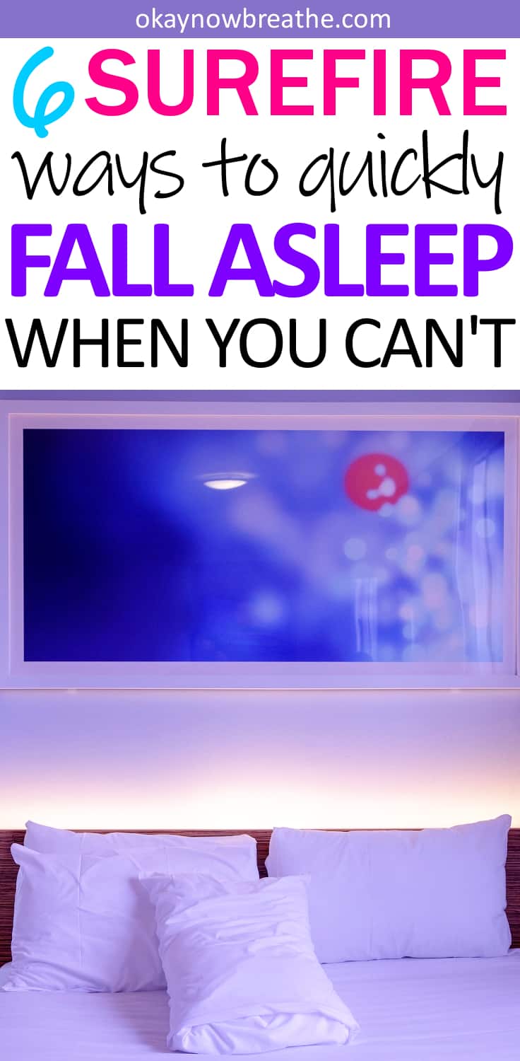 7 Surefire Ways to Fall Asleep When You're Tired but You Can't Sleep