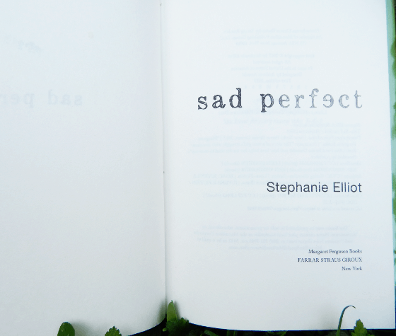 Sad Perfect by Stephanie Elliot is a moving story about Avoidant/Restrictive Food Intake Disorder. It's heartbreaking, yet hopeful.