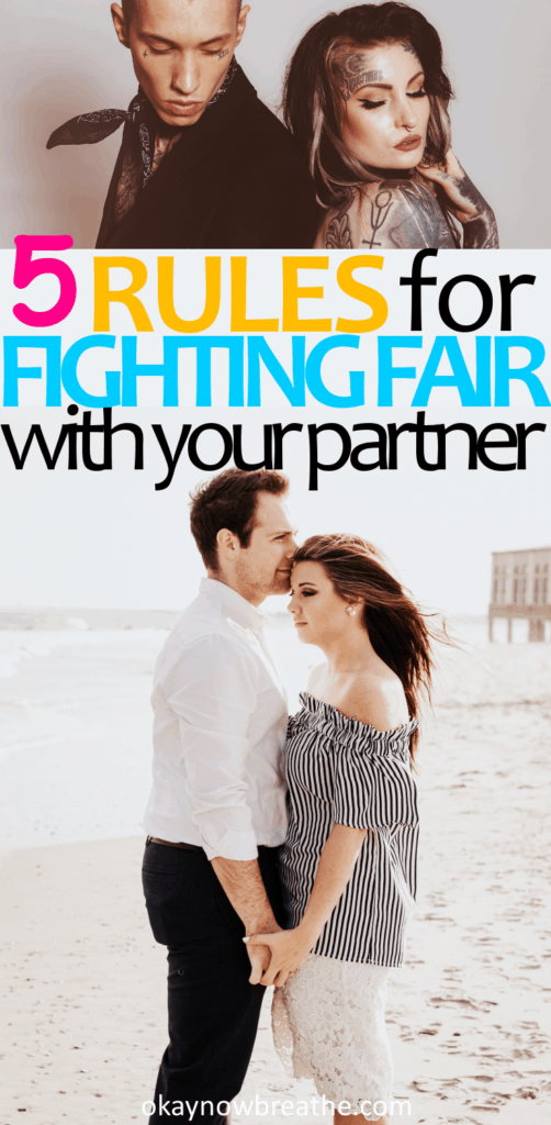 Learning to fight fair is been one of the hardest things for people in relationships. Here are 5 important rules for fighting fair in your relationship: