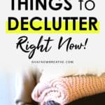 8 Simple Things to Declutter for a Calmer Mind