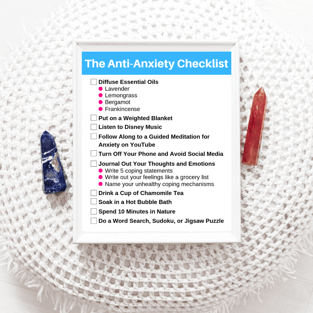 Anxiety Checklist Okay Now Breathe